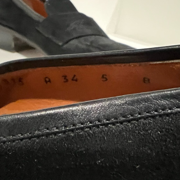 Salvatore Ferragamo Sport (Made in Italy) Black Suede Loafers Size 5B - Picture 6 of 11